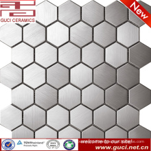 china factory supply big Hexagonal stainless steel mosaic tile